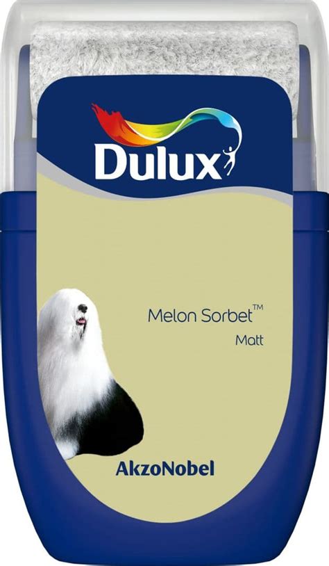 Dulux Melon Sorbet Emulsion Tester