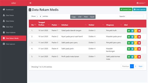 Aplikasi Sistem Informasi Rekam Medis Rumah Sakit Sourcecodeku