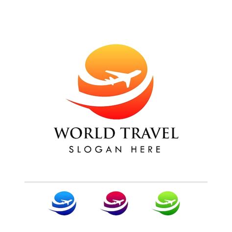 Premium Vector Travel Agency Logo Template Gambaran