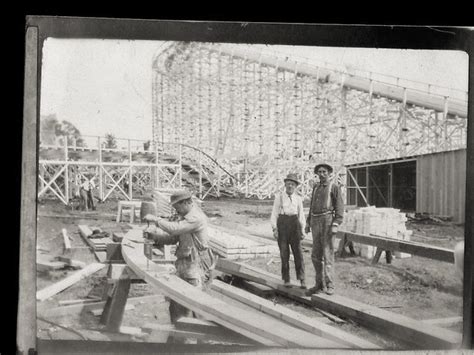 Pnes Dip The Dips Wooden Roller Coaster 1914 Wooden Roller Coaster