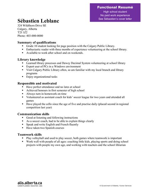 What To Include In A Resume For Highschool Students Resume