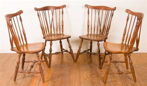 S Bent And Bros Windsor Style Chairs Four 4