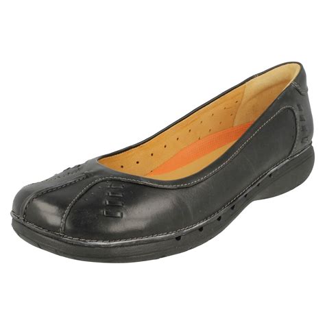 Ladies Unstructured By Clarks Un Rosily Casual Ballerina Flats