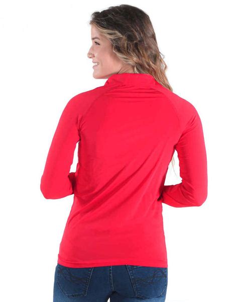 Cowgirl Tuff Womens Cooling Upf Bright Red Nylon Softshell Jacket The Western Company