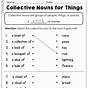 Collective Nouns Worksheet Grade 5