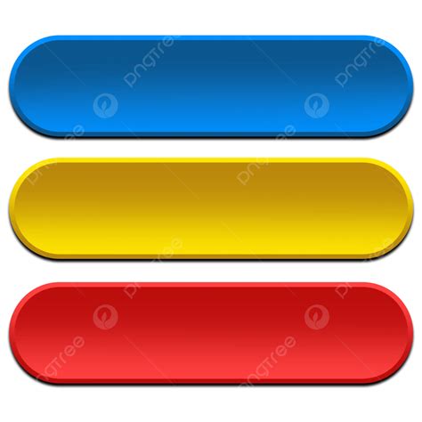 Oval Buttons With Blue Yellow And Red Color Button Oval Button