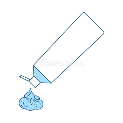 toothpaste tube icon stock vector illustration of group 153729130