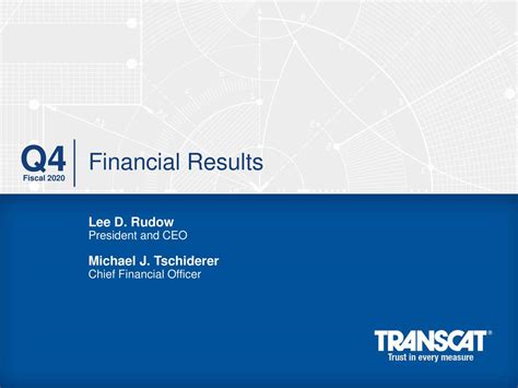 Transcat Inc 2020 Q4 Results Earnings Call Presentation Nasdaq