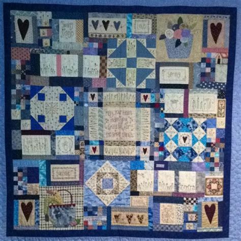 My Blue Quilt Finished 2008 Leannes House Quilten