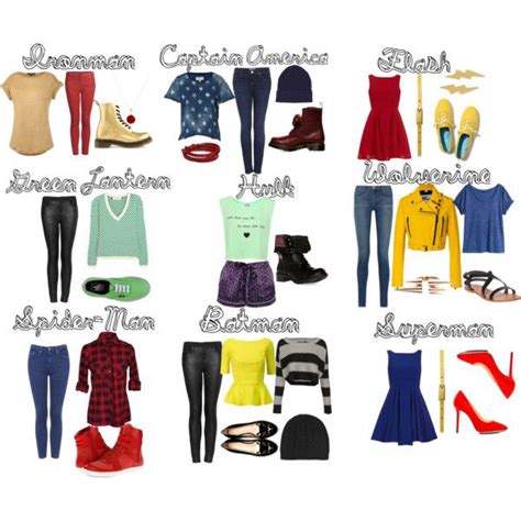 Superhero Inspired Outfits Marvel Inspired Outfits Super Hero