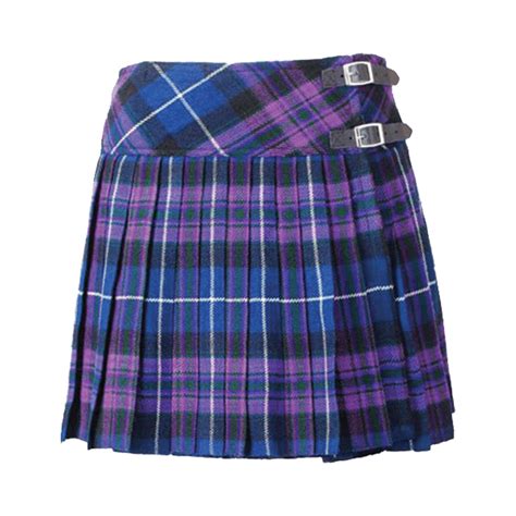 Kilt Ladies Acrylic Full Round Pleated Tartan Scottish Retail