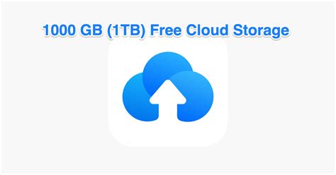 1000 Gb 1tb Free Cloud Storage For Lifetime In 2023