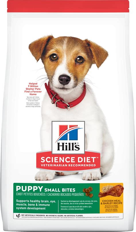Each recipe includes its aafco nutrient profile when available… Hill's Science Diet Puppy Healthy Development Small Bites ...