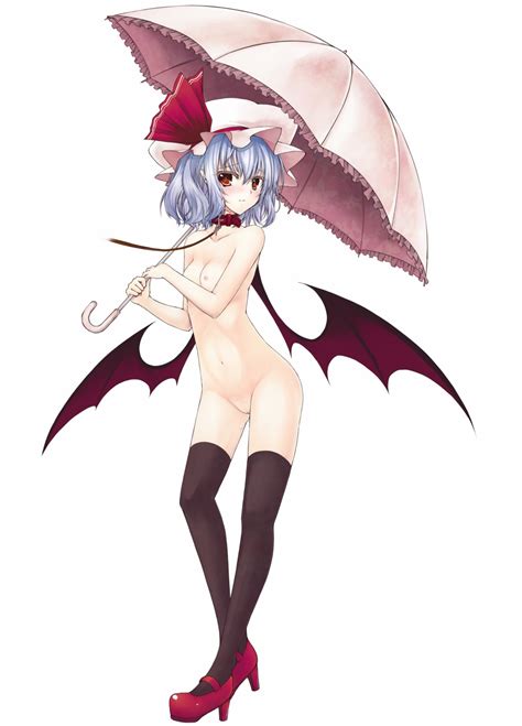 Utakata Touhou Remilia Scarlet Loli Naked Nipples Pussy Pussy Juice