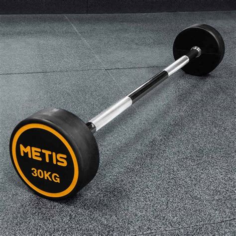 Metis Rubber Barbell Weights 10kg 30kg Net World Sports