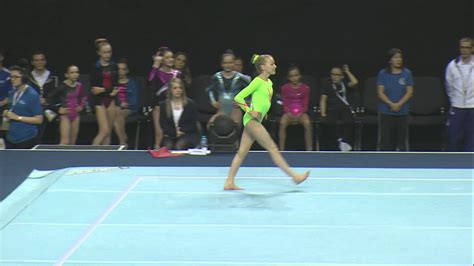 Maisie Methuen Floor 2015 British Gymnastics Championships Junior