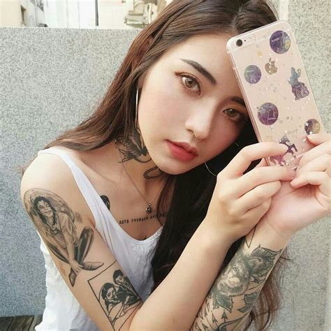 Cool Ulzzang Girl Tattoo Tatto Pictures