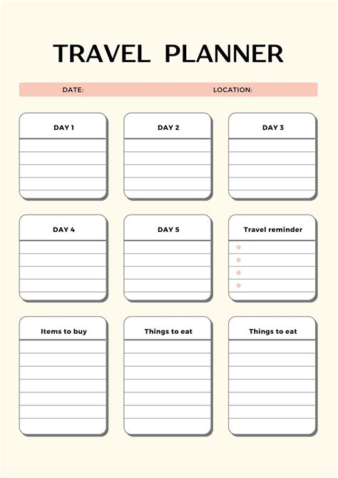 Three Day Personalized Travel Planning Br