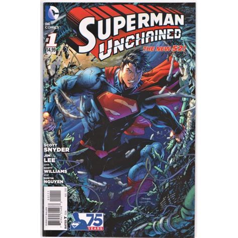 Dc Comics Superman Unchained 1 4 2013 Jim Lee Artwork Shopee Malaysia