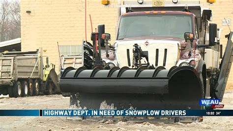 Eau Claire Co Highway Dept In Need Of Snowplow Drivers Youtube