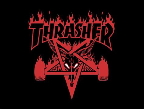 Thrasher Logo Wallpapers Wallpaper Cave