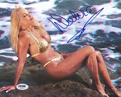 High Quality Autograph Gold Bikini Former WWE Diva Debra Photo