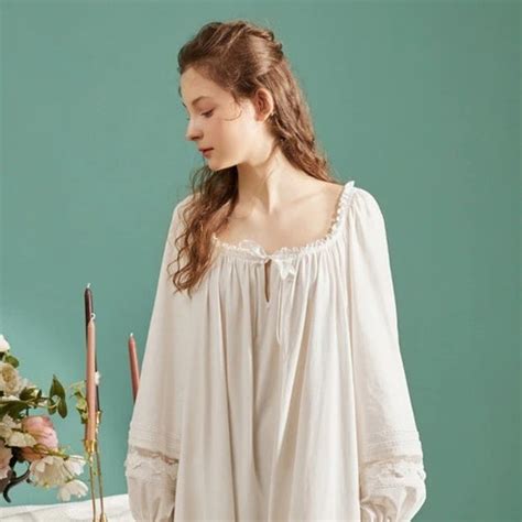 Vintage Victorian Cotton Nightgown Plus Size Vintage Etsy