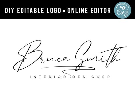 Signature Logo Signature Logo Design Signature Logo Etsy