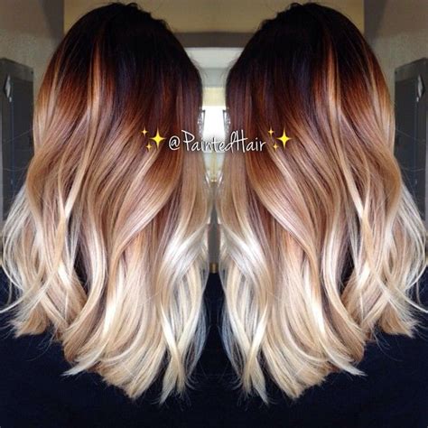 Typically, the ombre hair color transitions from dark to light ombre is a low maintenance hair color that can give a dramatic or subtle style depending on your color choice. 12 Amazing Two-Tone Hairstyles for 2016 - Pretty Designs