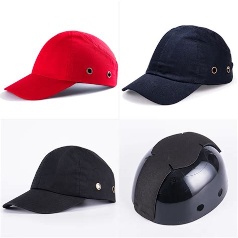 Mens Baseball Bump Cap Safety Hard Hat Head Protection Cap Adjustable