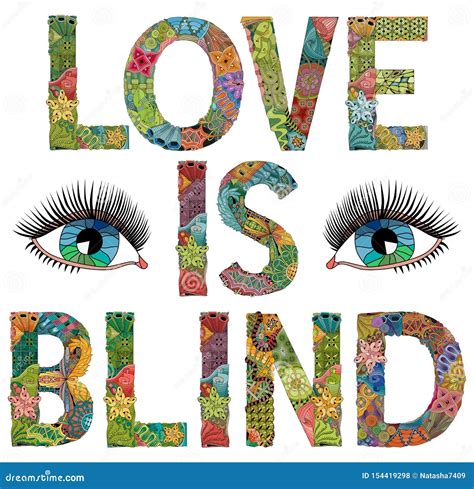 Love Is Blind Stock Photo 7450458