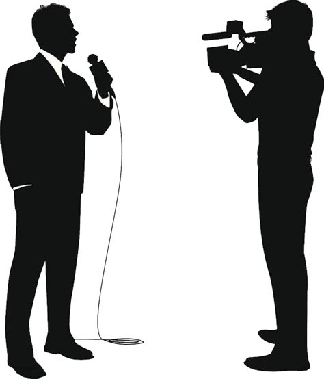 Journalist Silhoutte Png Image Hd Png All Png All