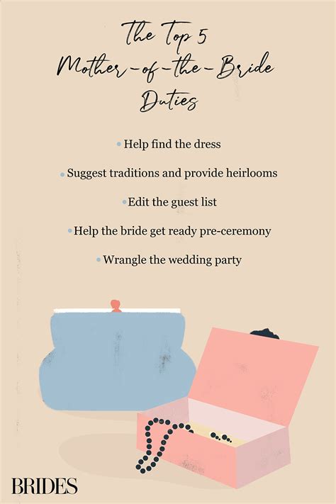 a guide to mother of the bride duties
