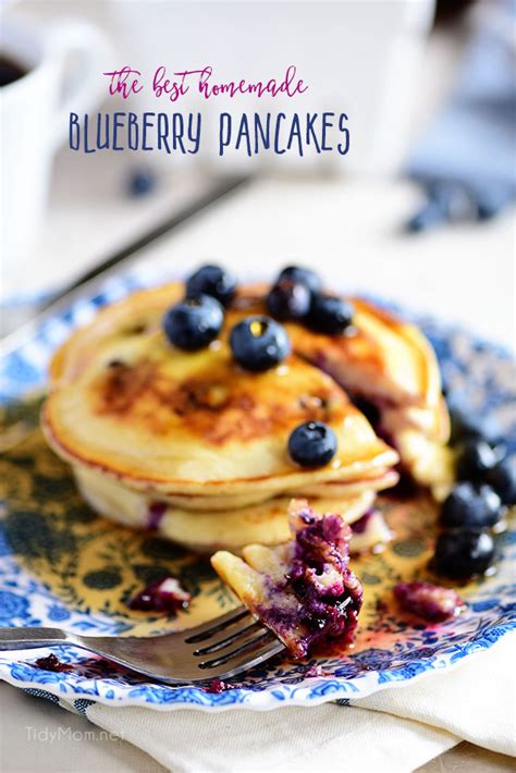 The Best Homemade Blueberry Pancakes Tidymom