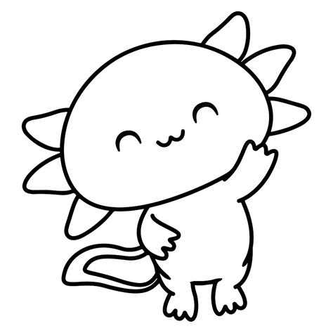 Coloring Page Axolotl And Coloring Book 6000 Coloring Pages