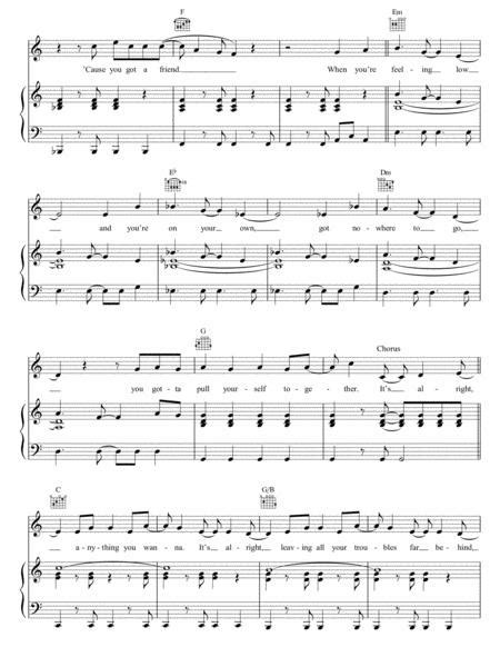 Its Alright By S Club 7 Digital Sheet Music For Pianovocalguitar