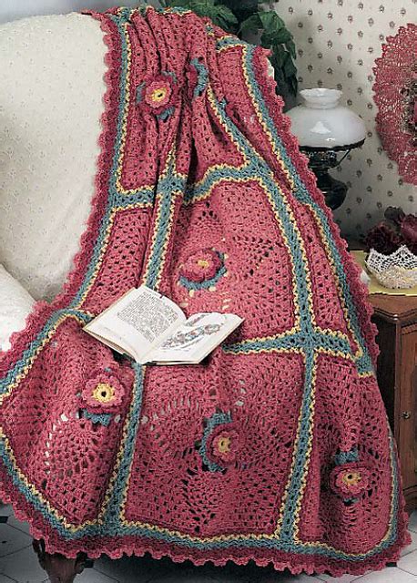 Ravelry Flowering Pineapple Afghan Pattern By Agnes Russell