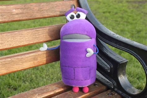 Purple Story Bot Plush Toy Can Be Personalized Story Bots Homer And Marge Etsy