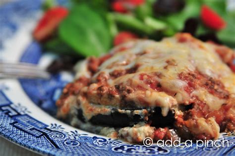 Easy Eggplant Lasagna Recipe Add A Pinch
