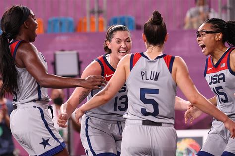Dolson Team Usa Win 3x3 Womens Basketball Gold At Tokyo Olympics