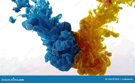 Abstract Blue Yellow Paint Stock Image Image Of Abstraction Paintnn