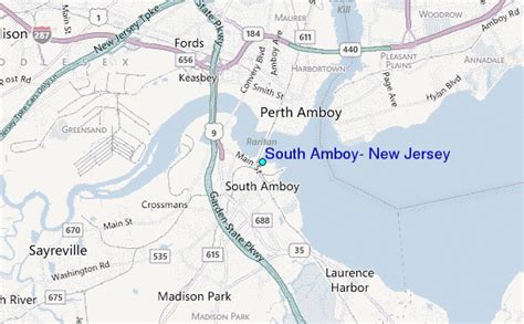 South Amboy New Jersey Tide Station Location Guide