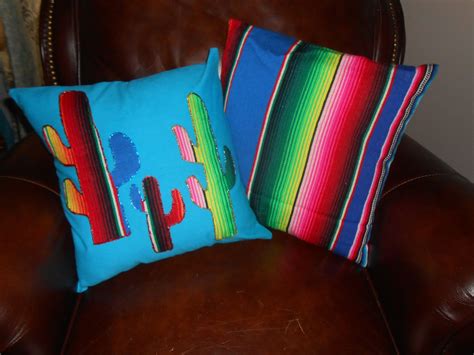 Bright And Colorful Set Of Throw Pillow Covers Southwest Decor Etsy Throw Pillows Throw