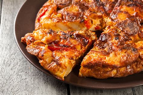 Tortilla Au Chorizo Et Poivrons Rouges Des Recettes Healthy Saines Et