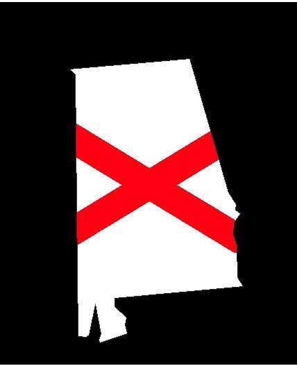 Alabama State Flag Decal House Of Grafix