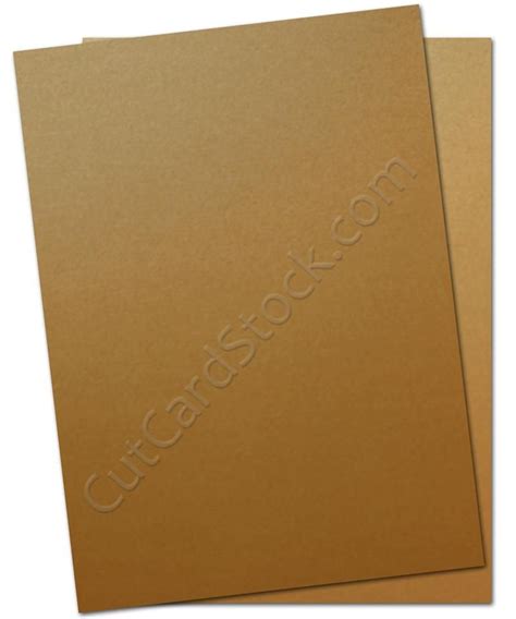 Stardream Metallic Antique Gold 105lb 85 X 11 Card Stock Antique