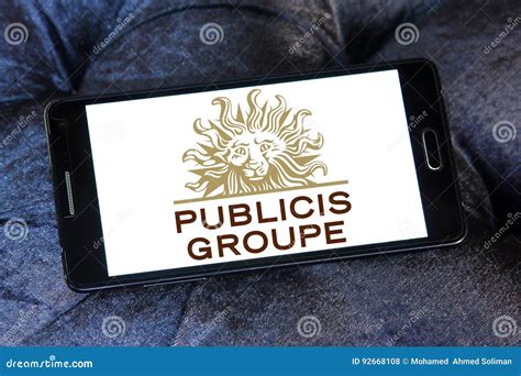 Publicis Groupe Company Logo Editorial Stock Photo Image Of French