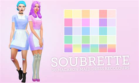 Holosprite Ts4 Soubrette Dresses Sims 4 Custom Content Sims 4 Sims