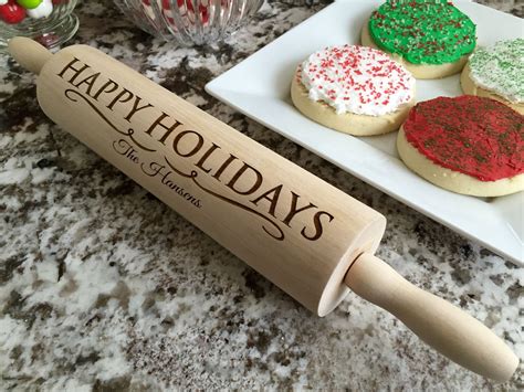 Personalized Christmas Rolling Pins 5 Designs A T Personalized