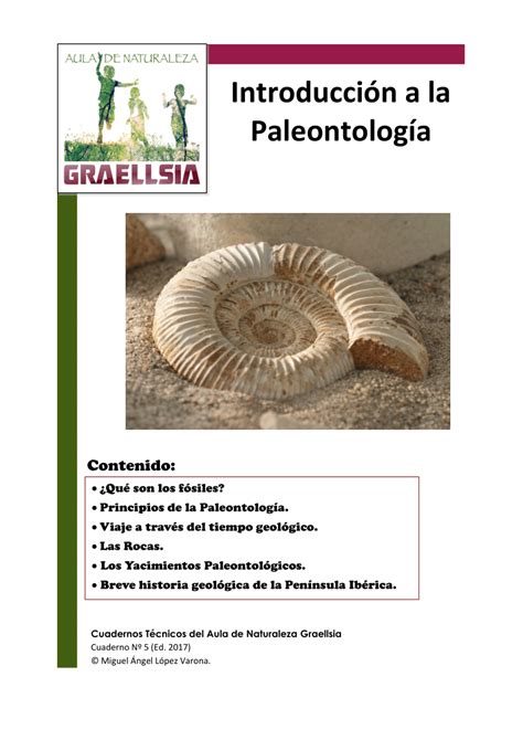 Pdf Introducción A La Paleontología